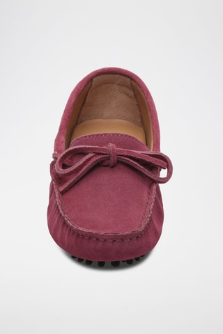 Mocassins en nubuck Newton - Rouge