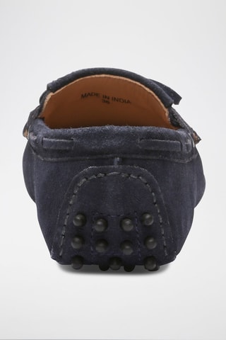 Mocassins en nubuck Powys - Bleu