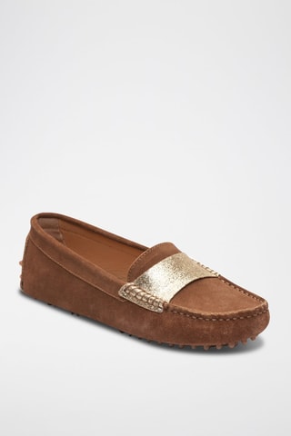 Mocassins en nubuck Meloa - Marron