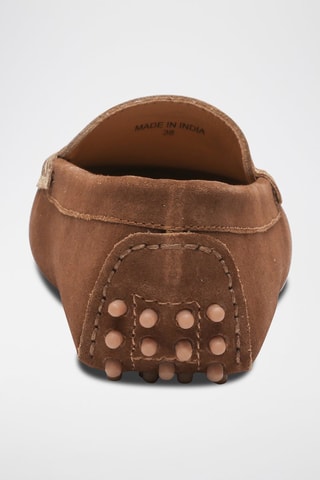 Mocassins en nubuck Meloa - Marron