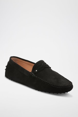 Mocassins en nubuck Eugène - Noir