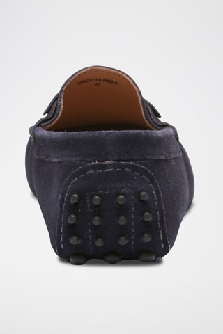 Mocassins en nubuck Eugène - Bleu