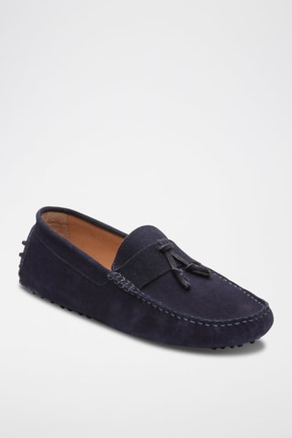 Mocassins en nubuck Elliot - Bleu
