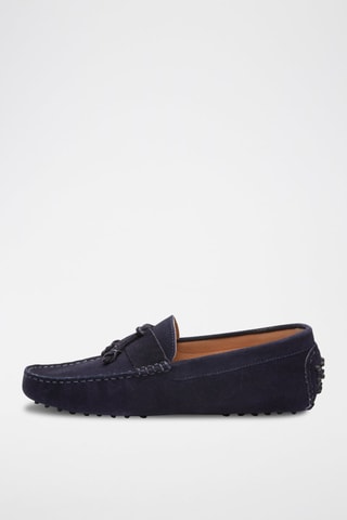 Mocassins en nubuck Elliot - Bleu