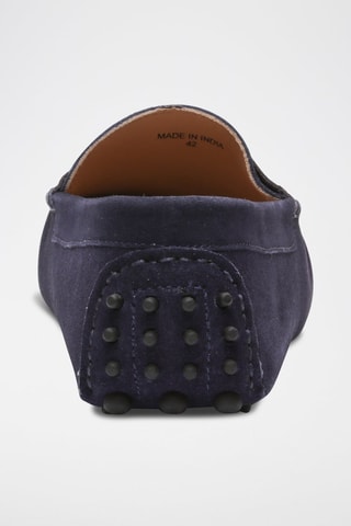 Mocassins en nubuck Elliot - Bleu