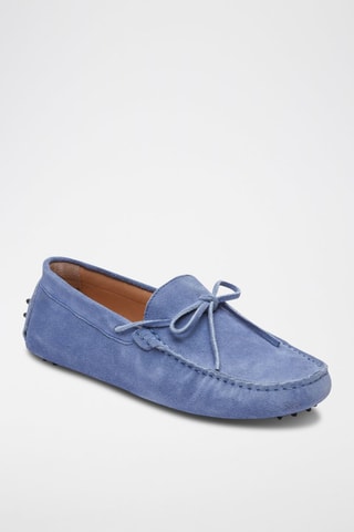 Mocassins en nubuck Duke - Bleu
