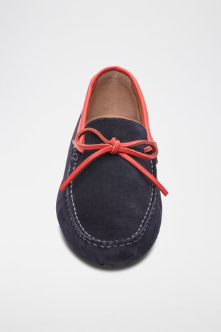 Mocassins en nubuck Kent - Bleu
