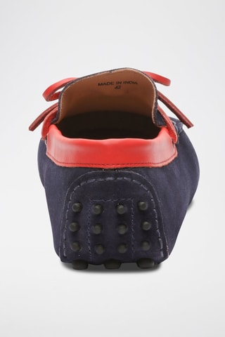 Mocassins en nubuck Kent - Bleu