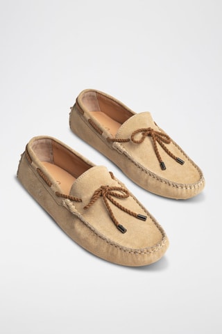 Mocassins en nubuck  York - Beige