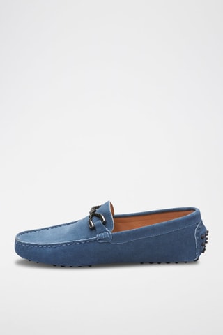 Mocassins en nubuck Philip - Bleu