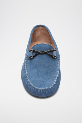 Mocassins en nubuck Philip - Bleu