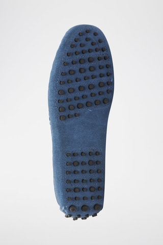 Mocassins en nubuck Philip - Bleu