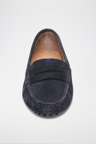 Mocassins en nubuck Deira - Bleu