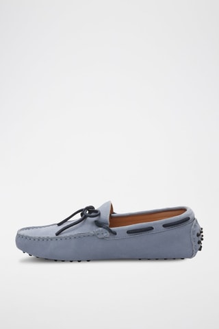 Mocassins en nubuck Cornwall - Bleu