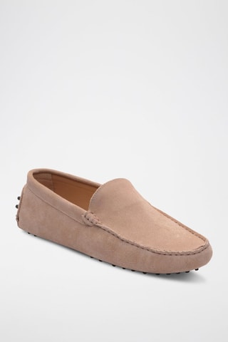Mocassins en nubuck Cambridge - Rose