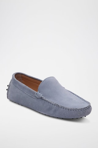 Mocassins en nubuck Cambridge - Bleu