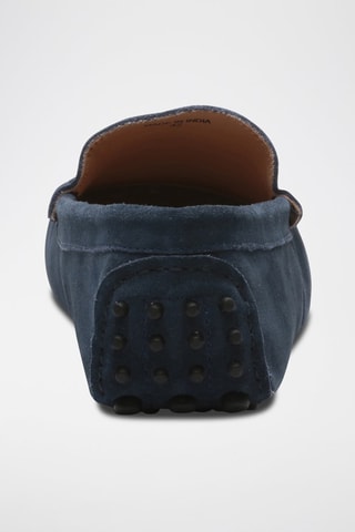 Mocassins en nubuck Cambridge - Bleu