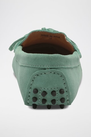 Mocassins en nubuck Kate - Vert