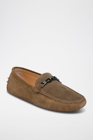 Mocassins en nubuck Kurt - Marron