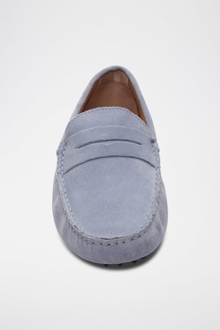 Mocassins en nubuck Cole - Bleu