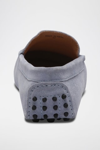 Mocassins en nubuck Cole - Bleu