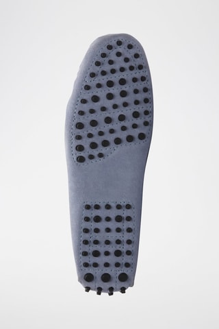 Mocassins en nubuck Cole - Bleu