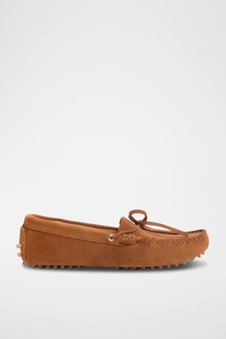 Mocassins en nubuck Newton - Marron