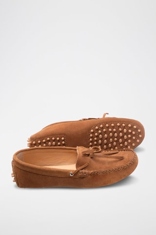Mocassins en nubuck Newton - Marron