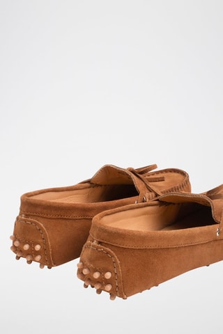 Mocassins en nubuck Newton - Marron