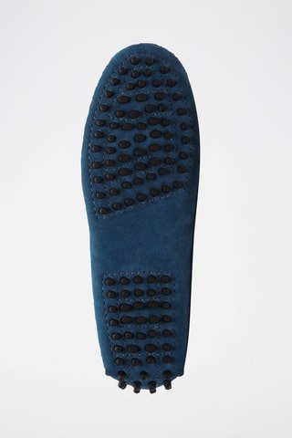 Mocassins en nubuck Thandie - Bleu