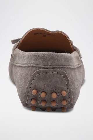 Mocassins en nubuck Newton - Gris