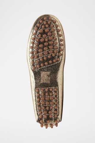 Mocassins en cuir Thandie - Doré