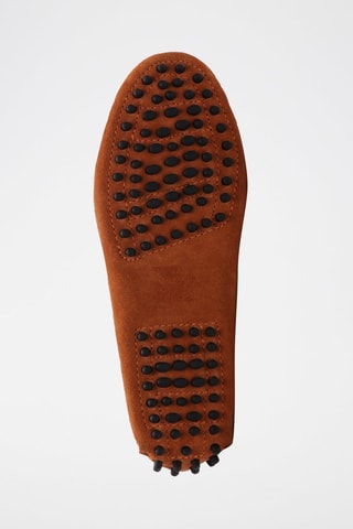 Mocassins en nubuck Thandie - Orange