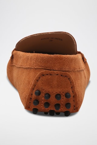 Mocassins en nubuck Thandie - Orange