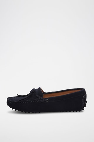 Mocassins en nubuck Newton - Bleu