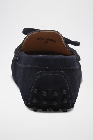 Mocassins en nubuck Newton - Bleu