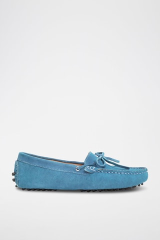 Mocassins en nubuck Newton - Bleu