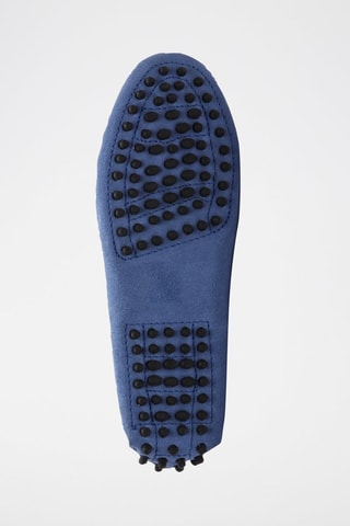 Mocassins en nubuck Newton - Bleu