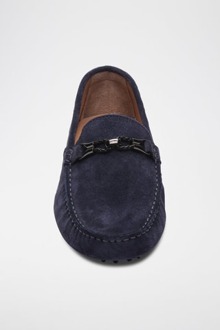 Mocassins en nubuck Jace - Bleu