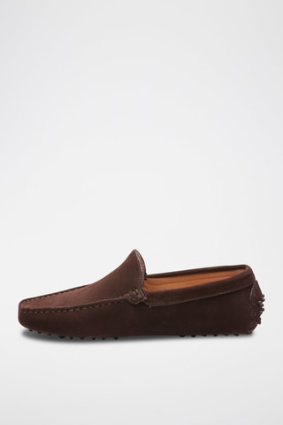 Mocassins en nubuck Hubert - Marron