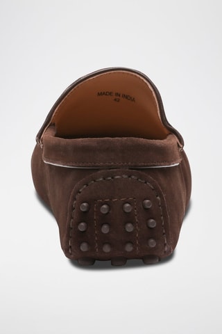 Mocassins en nubuck Hubert - Marron