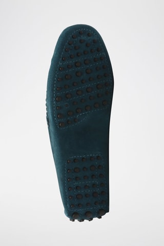 Mocassins en nubuck Cliff - Bleu
