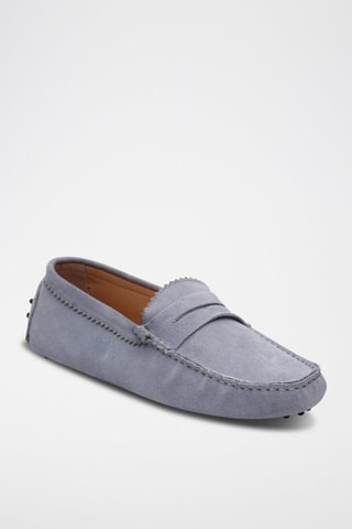 Mocassins en nubuck Lew - Gris