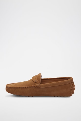 Mocassins en nubuck Eugene - Marron