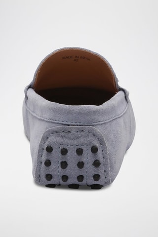 Mocassins en nubuck Eugène - Bleu