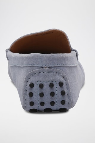 Mocassins en nubuck Harold - Bleu