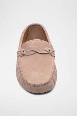 Mocassins en nubuck - Rose