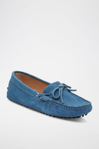 Mocassins en nubuck Kate - Bleu