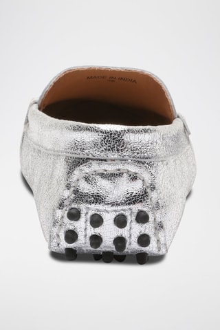 Mocassins en cuir Deira - Argenté