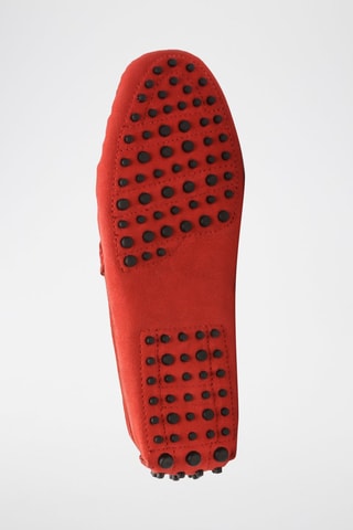 Mocassins en nubuck Felix - Rouge